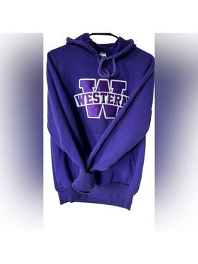 Western University Purple Hoodie  US S